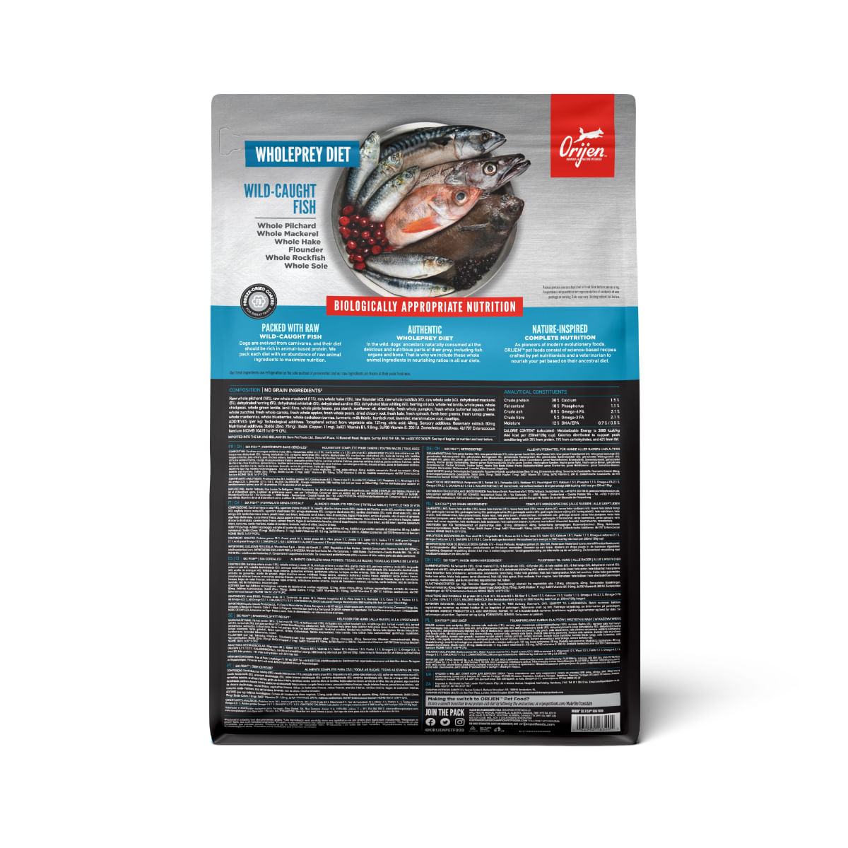 ORIJEN Six Fish, hrană uscată fără cereale câini, 2kg - 2 | YEO